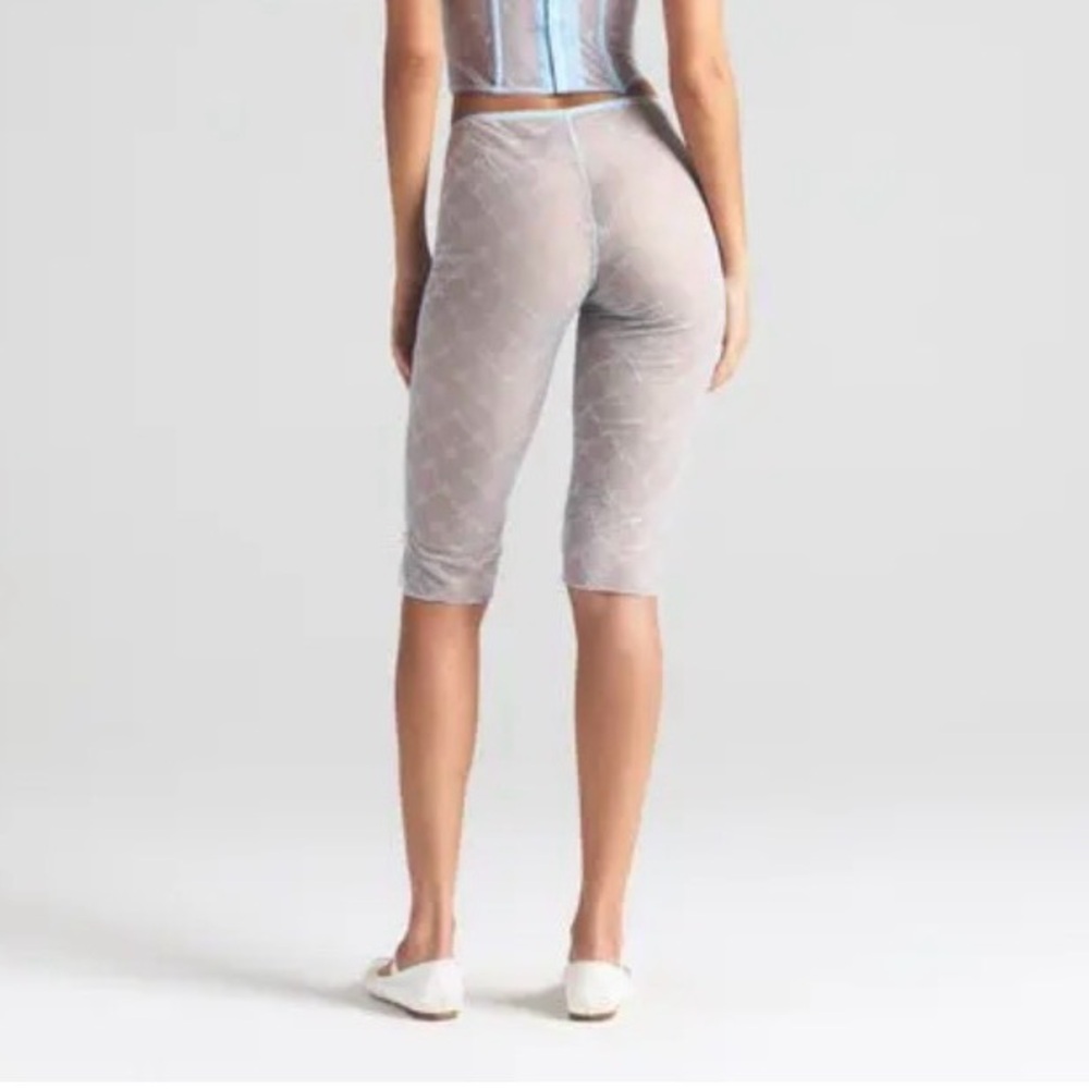 SKIMS Spring Intimates Capri | Powder Blue Bow Tulle | Size XS | NWT